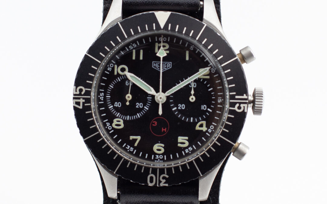 Vintage Heuer Bundeswehr Flyback Chronograph 3H