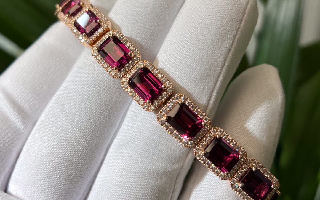 Rhodolith Armband